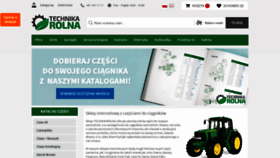 What Technikarolna.pl website looked like in 2020 (3 years ago)