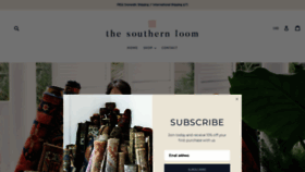 What Thesouthernloom.com website looked like in 2020 (3 years ago)