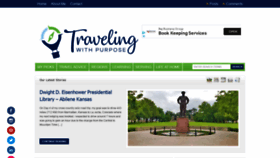 What Travelingwithpurpose.com website looked like in 2020 (3 years ago)