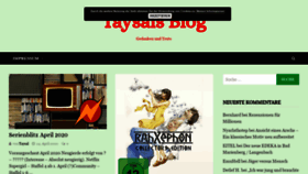 What Taysal.net website looked like in 2020 (3 years ago)