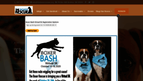 What Theboxerrescue.org website looked like in 2020 (3 years ago)