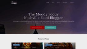 What Themoodyfoody.co website looked like in 2020 (3 years ago)