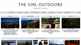 What Thegirloutdoors.co.uk website looked like in 2020 (3 years ago)