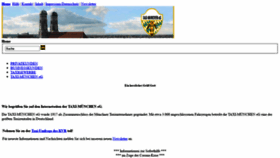 What Taxi-muenchen.com website looked like in 2020 (3 years ago)