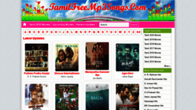 What Tamilfreemp3songs.co website looked like in 2020 (3 years ago)
