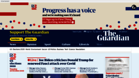 What Theguardian.co.uk website looked like in 2020 (3 years ago)