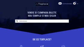 What Tixplace.ro website looked like in 2020 (4 years ago)
