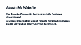 What Torontoems.ca website looked like in 2020 (3 years ago)