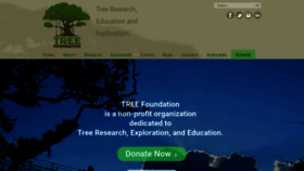 What Treefoundation.org website looked like in 2020 (3 years ago)