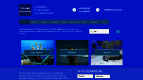 What Team-divers.com website looked like in 2020 (3 years ago)