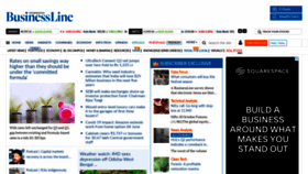 What Thehindubusinessline.in website looked like in 2020 (3 years ago)