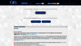 What Torrent411.li website looked like in 2020 (3 years ago)