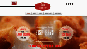 What Tedsfishfry.com website looked like in 2020 (3 years ago)