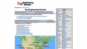 What Top-engineering-schools.org website looked like in 2020 (3 years ago)