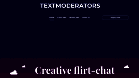 What Textmoderators.com website looked like in 2020 (3 years ago)