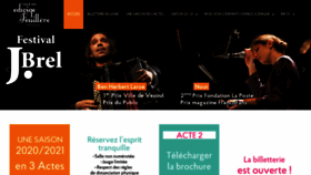 What Theatre-edwige-feuillere.fr website looked like in 2020 (3 years ago)