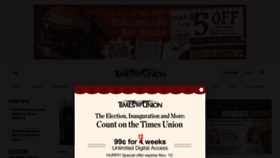 What Timesunion.com website looked like in 2020 (3 years ago)