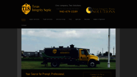What Texasintegrityseptic.com website looked like in 2020 (3 years ago)