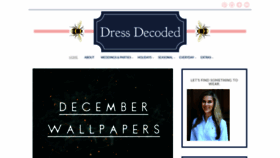 What Thedressdecoded.com website looked like in 2020 (3 years ago)