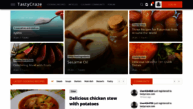 What Tastycraze.com website looked like in 2020 (3 years ago)