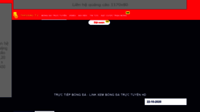 What Thevangtv.vip website looked like in 2020 (3 years ago)