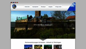 What Thueringen-gastgeber.com website looked like in 2020 (3 years ago)