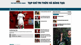 What Trithucsangtao.vn website looked like in 2020 (3 years ago)
