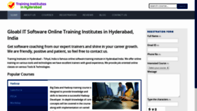 What Training-institutes-in-hyderabad.com website looked like in 2020 (3 years ago)