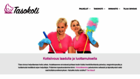What Tasokoti.fi website looked like in 2020 (3 years ago)