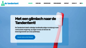 What Tandentent.nl website looked like in 2020 (3 years ago)