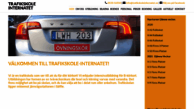 What Trafikskoleinternatet.se website looked like in 2020 (3 years ago)