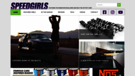 What Thespeedgirls.com website looked like in 2020 (3 years ago)