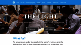 What Thelightpaper.co.uk website looked like in 2020 (3 years ago)