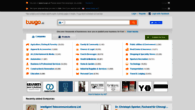 What Tuugo.at website looked like in 2020 (5 years ago)