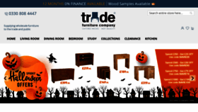 What Tradefurniturecompany.co.uk website looked like in 2020 (3 years ago)