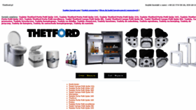 What Thetford.pl website looked like in 2020 (3 years ago)
