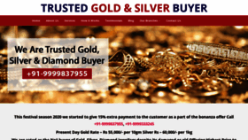 What Trustedgoldbuyer.co.in website looked like in 2020 (3 years ago)