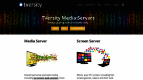 What Tversity.com website looked like in 2020 (3 years ago)