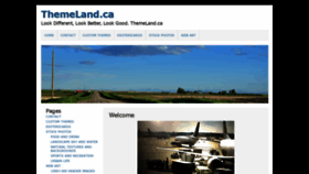 What Themeland.ca website looked like in 2020 (3 years ago)
