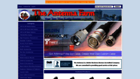 What Theantennafarm.com website looked like in 2020 (3 years ago)