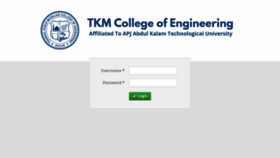 What Tkmce.etlab.in website looked like in 2020 (3 years ago)