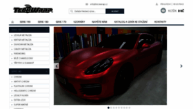 What Teckwrap.cz website looked like in 2020 (3 years ago)