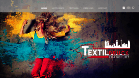 What Textildruck-frankfurt.com website looked like in 2020 (3 years ago)