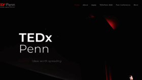 What Tedxpenn.com website looked like in 2020 (3 years ago)