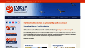 What Tandem-hamburg.de website looked like in 2020 (3 years ago)