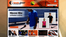 What Tennis-geest.be website looked like in 2020 (3 years ago)