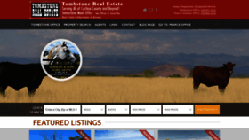 What Tombstonerealestate.com website looked like in 2020 (3 years ago)