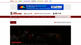 What Todosegundo.com.br website looked like in 2020 (3 years ago)