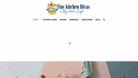 What Tinykitchendivas.com website looked like in 2020 (3 years ago)