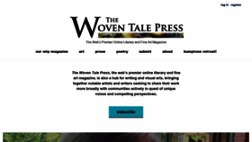 What Thewoventalepress.net website looked like in 2020 (3 years ago)